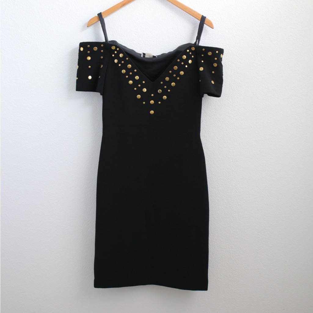 Vintage Betsy And Adam Evening Mini Dress Sz: S